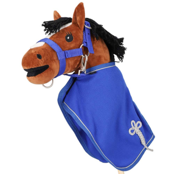 Derka polarowa dla konia na kiju Niebieski