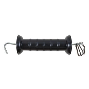 Uchwyt bramy połączenie taśmowe Czarny 3 szt./opakowanie