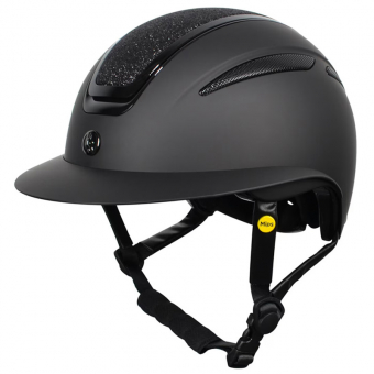 Kask jeździeckie HS MIPS Air Matte Czarny