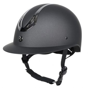 Kask jeździeckie HS Victory Chrome Czarny