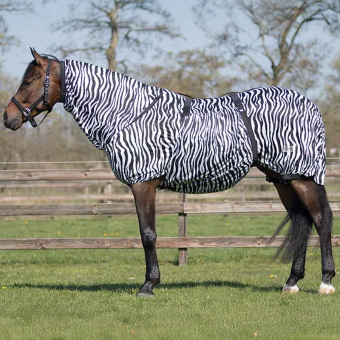 Derka na egzem UV-Resistant Zebra Czarny/Biały
