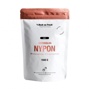 Grubo mielony proszek z dzikiej róży