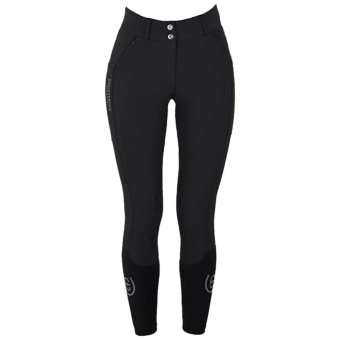 Breeches jeździeckie ES Jump Elite Knee Grip Black