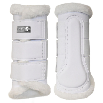 Ochraniacze robocze ES Faux Fur White Silver
