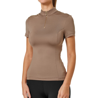 Top treningowy ES UV Protection Short Sleeve Champagne