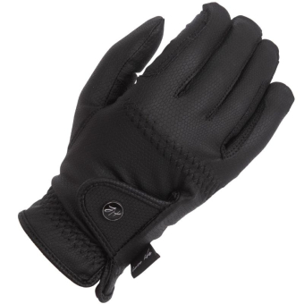 Rękawiczki jeździeckie Flexible Grip Winter Czarne