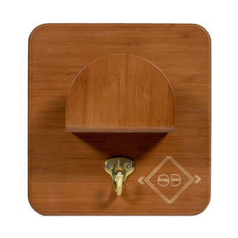 Wieszak na ogłowie Single Brązowy