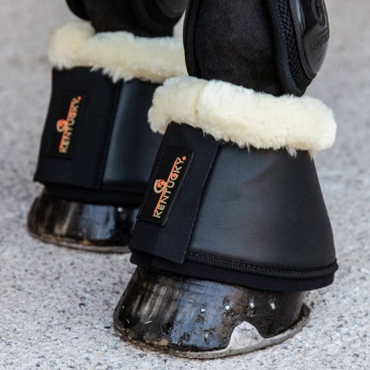Kaloszki Sheepskin Leather Czarne