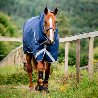 Derka zimowa z kołnierzem Amigo Bravo 12 Plus Bundle (50g+100g+200g) V-Front Granatowy/Szary