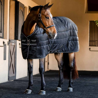 Derka stajenne Amigo Insulator Ripstop 210D 100g Czarny/Srebrny