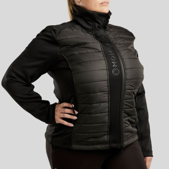 Kurtka hybrydowa Emma Softshell Curve Czarna