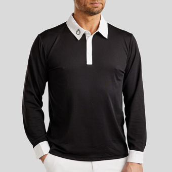 Koszula konkursowa męska MoWill Long Sleeve Czarna