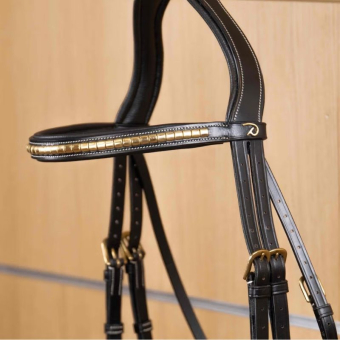 Naczółek Brass Clincher Dyon Collection Czarny