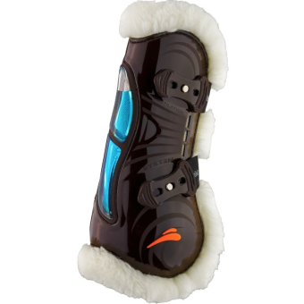 Ochraniacze skokowe przód eAirshock Fluffy Brązowe