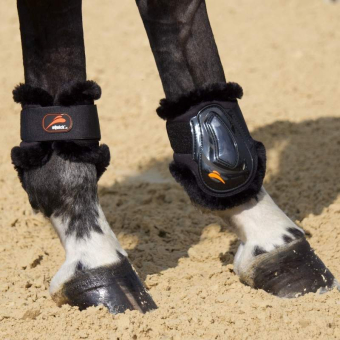 Ochraniacze skokowe tył eAirshock Legend Velcro Fluffy Czarne