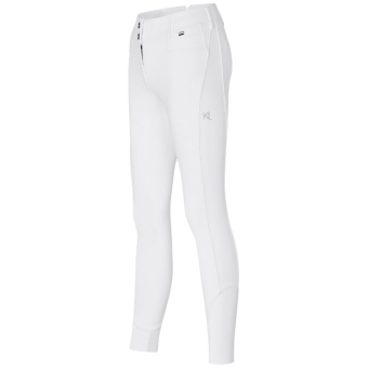 Bryczesy KLKira H Shape Knee Grip Białe