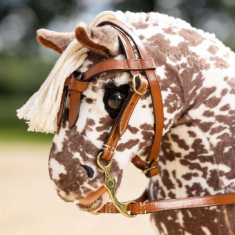 Ogłowie westernowe Toy Pony Brązowe
