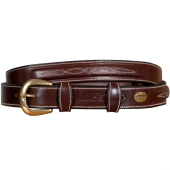 Pasek Fancy Leather Brązowy