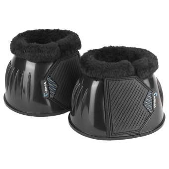 Kaloszki Glossy PVC Fleece Czarny