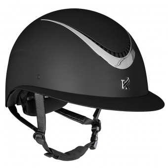 Kask jeździeckie Elisa Ellipse Matte Black/Silver