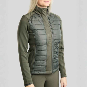 Kurtka hybrydowa Emma Softshell Forest Green