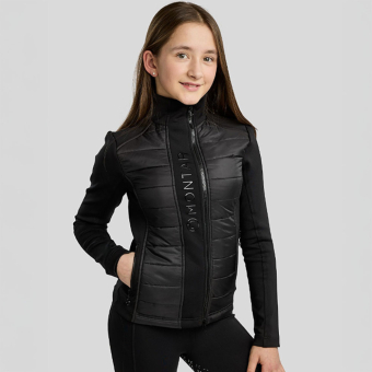 Kurtka hybrydowa Dzieci/Junior Emma Softshell Czarny