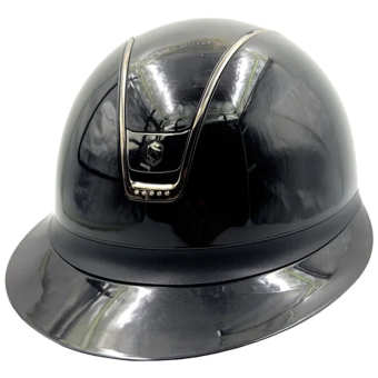 Kask Miss Shield 2.0 Glossy Black Chrome Swarovski Crystals Czarny