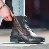 Sztyblety jeździeckie Veganza Side Zip Paddock Brown Sztyblety jeździeckie Veganza Side Zip Paddock Brown