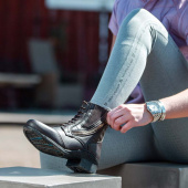 Sztyblety jeździeckie Veganza Side Zip Paddock Brown Sztyblety jeździeckie Veganza Side Zip Paddock Brown