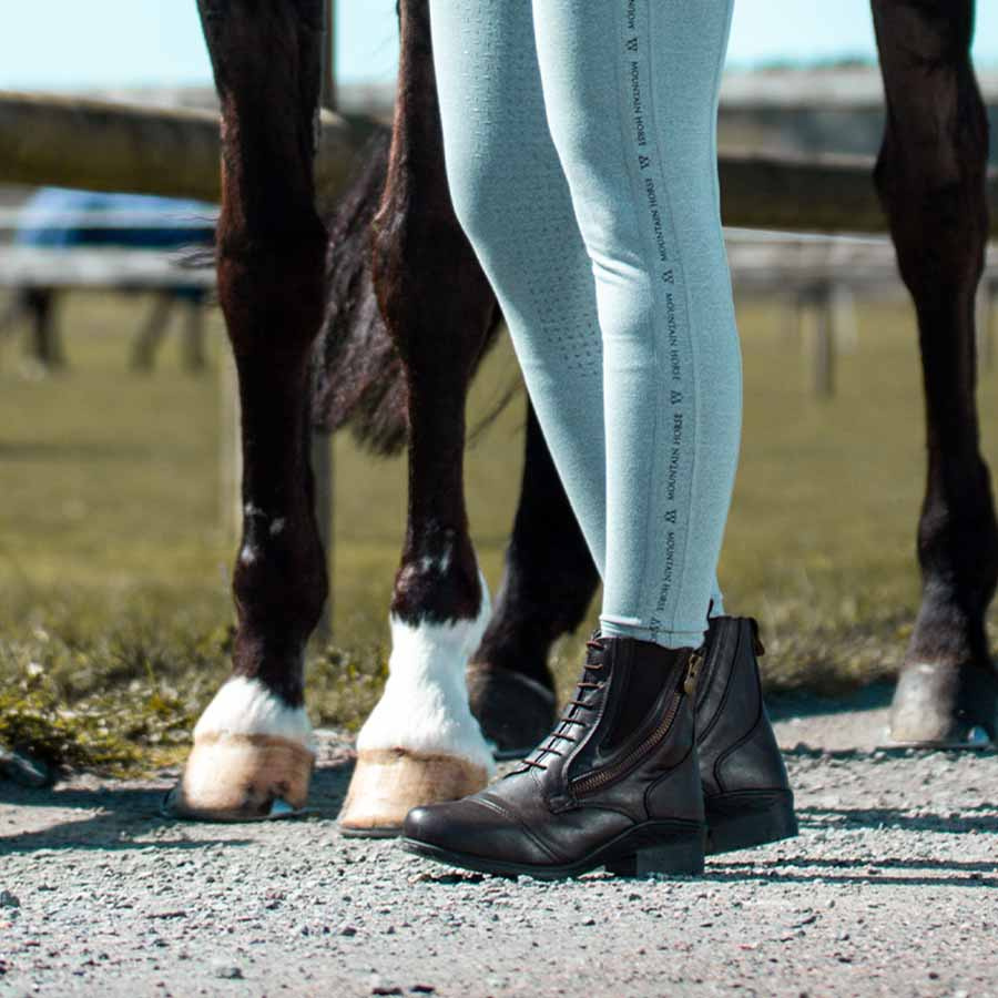 Sztyblety jeździeckie Veganza Side Zip Paddock Brown