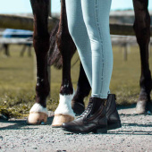 Sztyblety jeździeckie Veganza Side Zip Paddock Brown Sztyblety jeździeckie Veganza Side Zip Paddock Brown