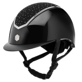 Kask jeździeckie Kylo Gloss Crystal Black/Chrome Kask jeździeckie Kylo Gloss Crystal Black/Chrome