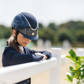 Kask jeździeckie Kylo Gloss Crystal Navy/Brown Kask jeździeckie Kylo Gloss Crystal Navy/Brown