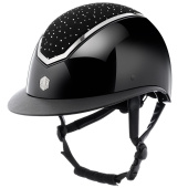 Kask jeździeckie Kylo Gloss Wide Peak Crystal Black/Chrome Kask jeździeckie Kylo Gloss Wide Peak Crystal Black/Chrome