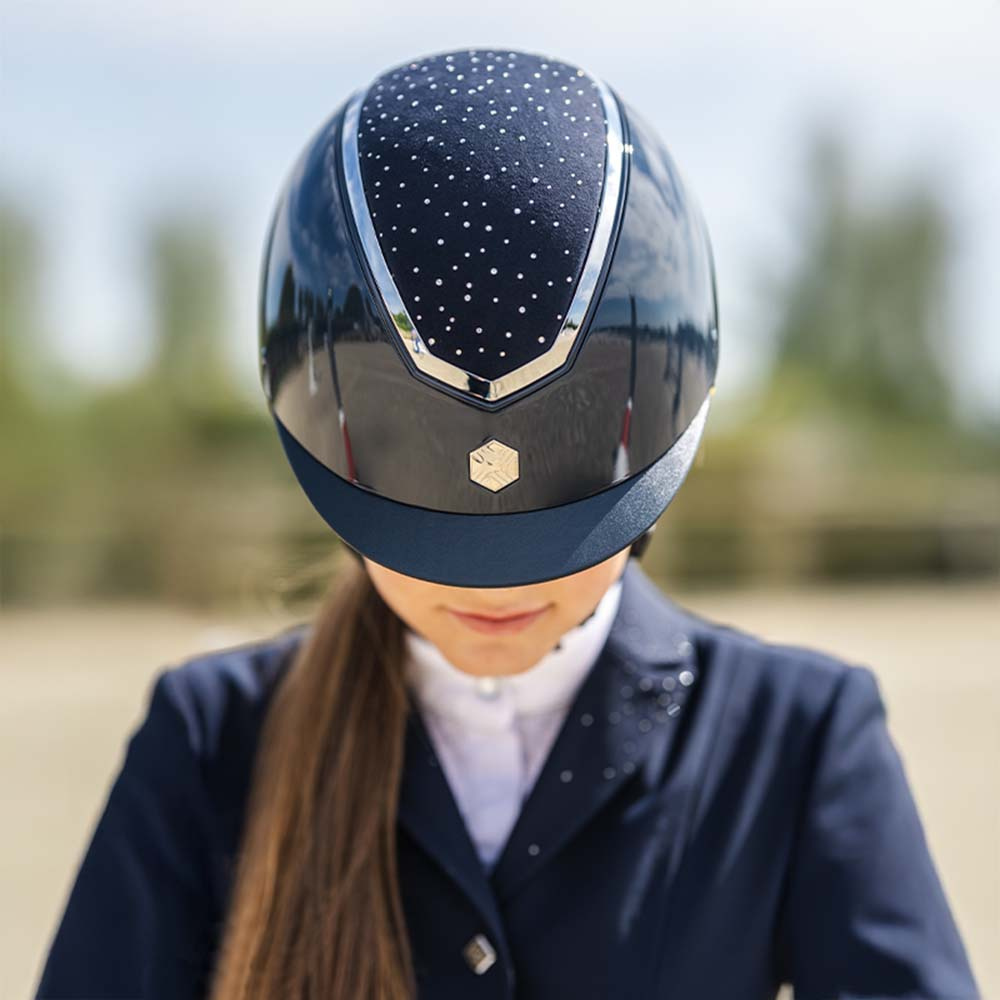 Kask MIPS Kylo Gloss Crystal Granatowy/Brąz