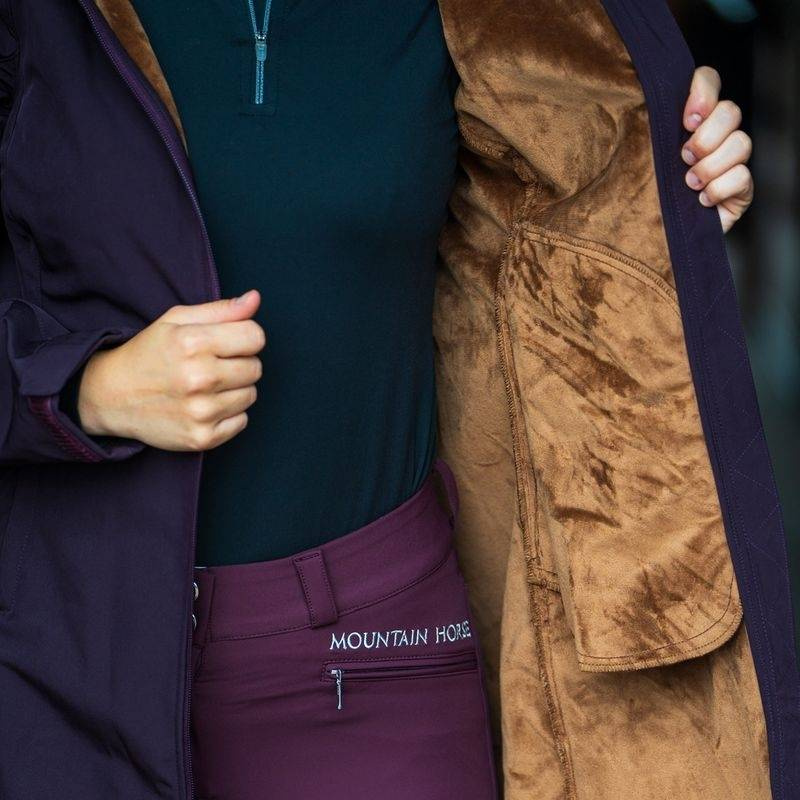 Parka jeździecka Stella Softshell Dark Bordeaux