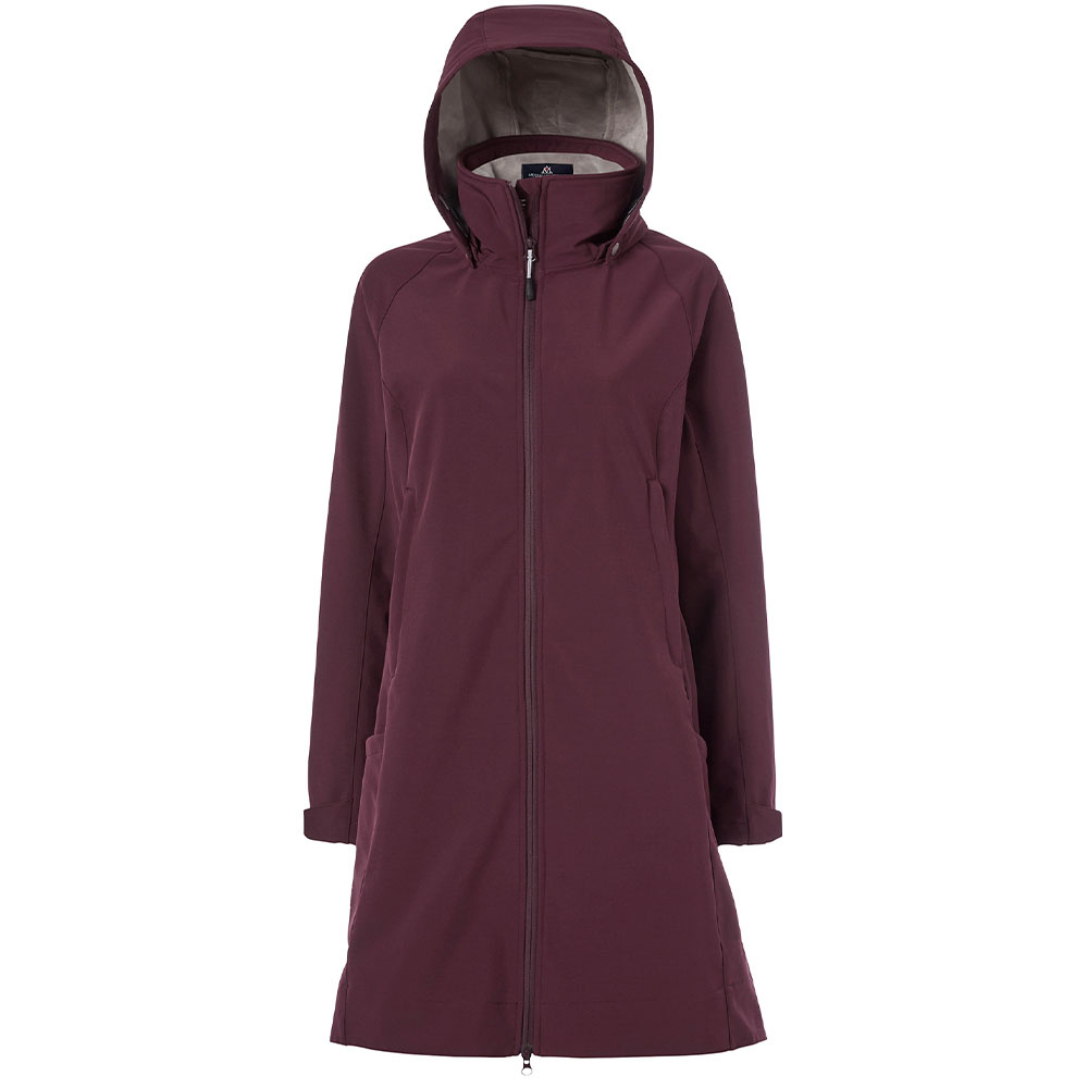 Kurtka jeździecka Stella Softshell Parka Burgundowa
