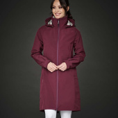 Kurtka jeździecka Stella Softshell Parka Burgundowa Kurtka jeździecka Stella Softshell Parka Burgundowa