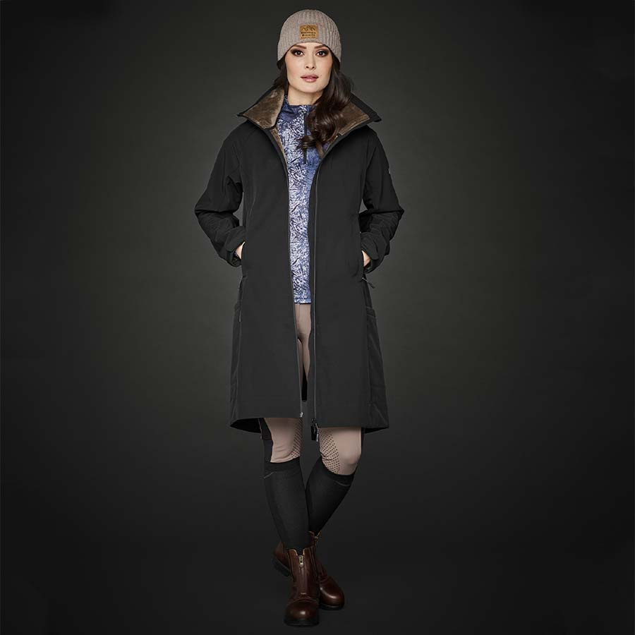 Kurtka jeździecka Stella Softshell Parka Czarna