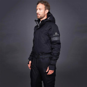 Ogrodniczki jeździeckie Protect Czarne Ogrodniczki jeździeckie Protect Czarne