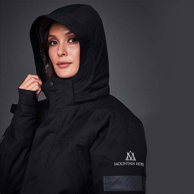 Ogrodniczki jeździeckie Protect Czarne