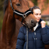 Płaszcz jeździecki Team Granatowy Płaszcz jeździecki Team Granatowy