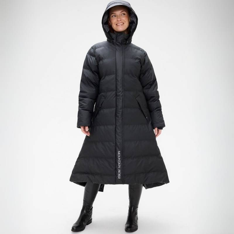 Płaszcz jeździecki Blizz Padded Raincoat Czarny