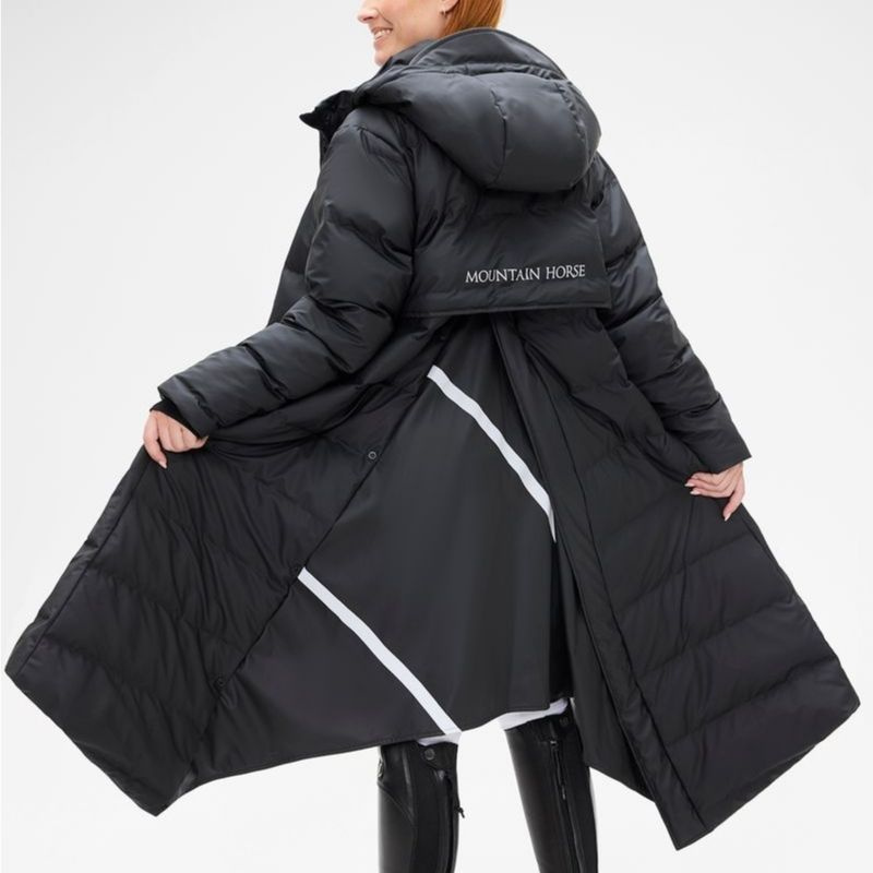 Płaszcz jeździecki Blizz Padded Raincoat Czarny
