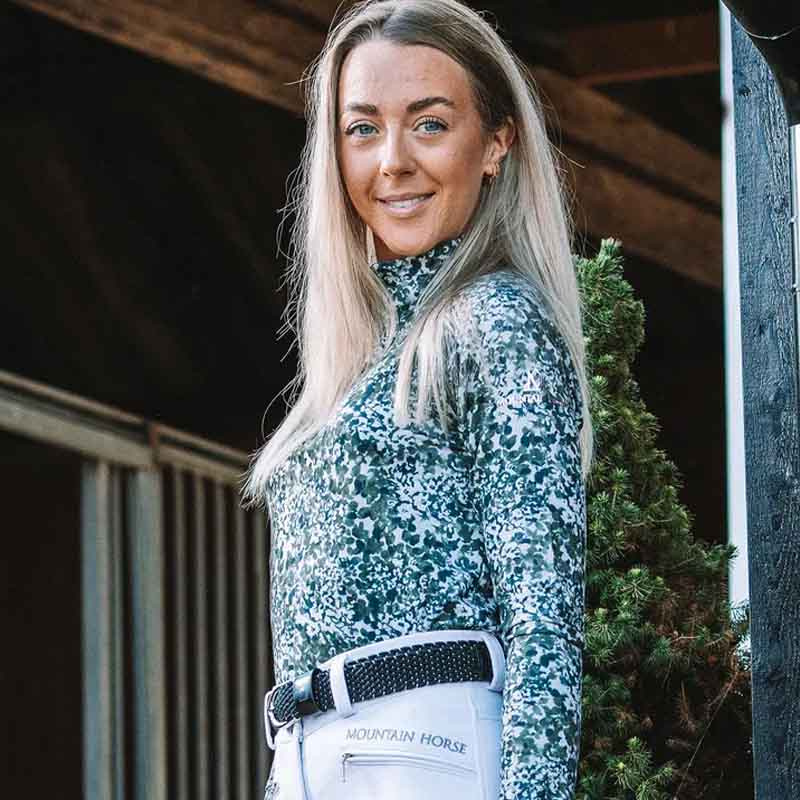 Koszulka funkcyjna Isolde Forest Tech Top Zielony