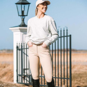 Bryczesy jeździeckie Diana Knee Grip Beżowy Bryczesy jeździeckie Diana Knee Grip Beżowy