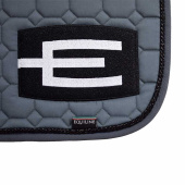 Czaprak E-logo Szary Brokatowy/Czarny/Biały Czaprak E-logo Szary Brokatowy/Czarny/Biały