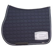 Czaprak E-logo Granatowa Srebrna/Biała Czaprak E-logo Granatowa Srebrna/Biała