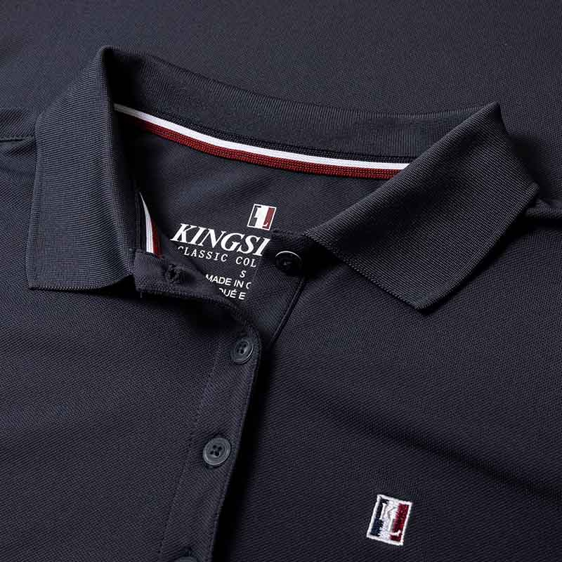 Polo Pique Męskie Klasyczne Granatowe