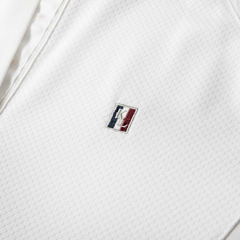 Koszula konkursowa dziecięca/jeszcze klasyczna krótki rękaw dziewczęca biała